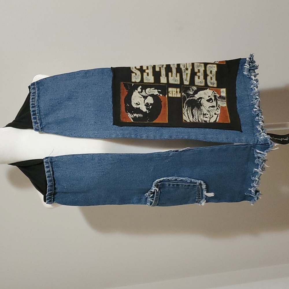 Beatles Handmade Denim Scarf